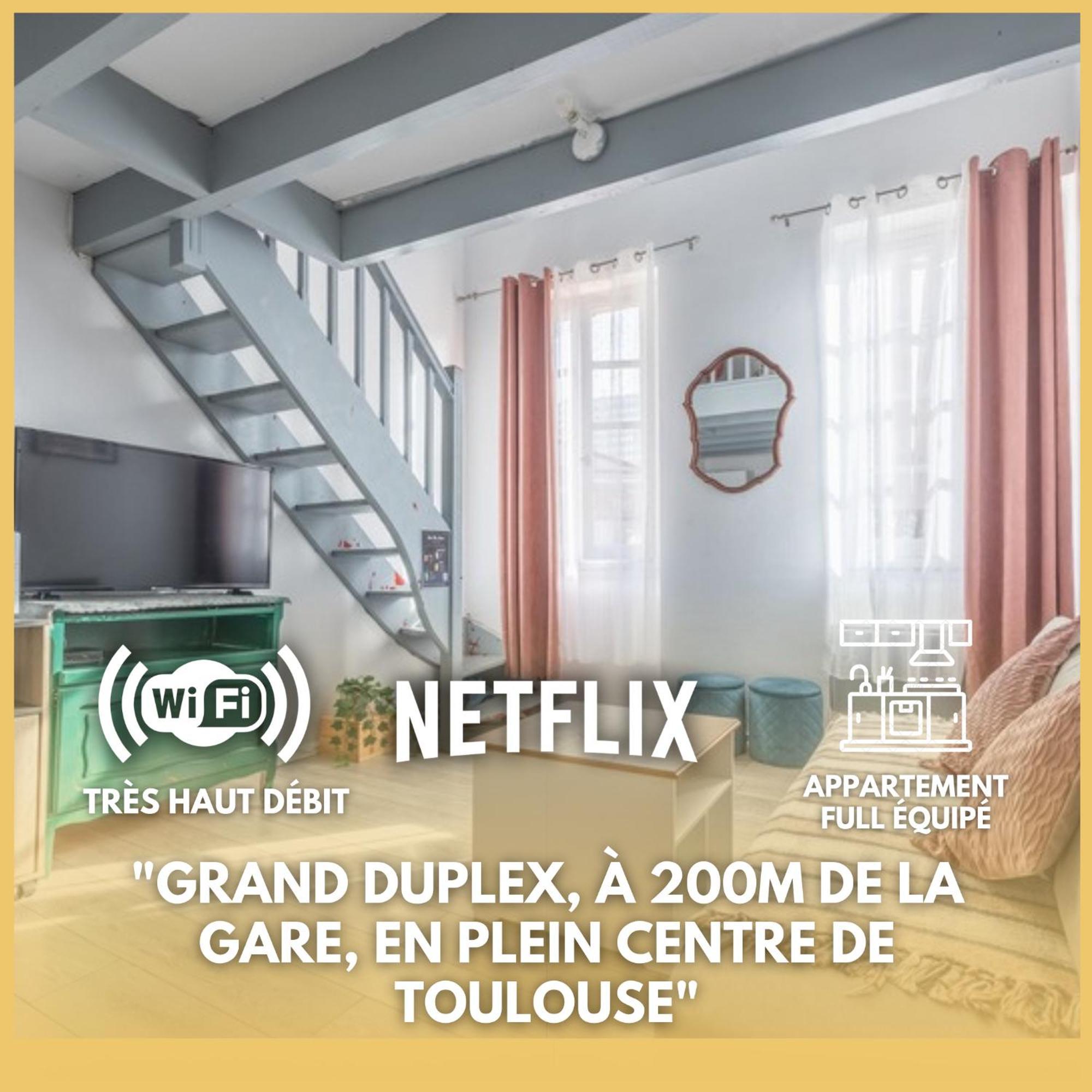 Apartmán Grand Duplex Centre - Gare Toulouse Exteriér fotografie